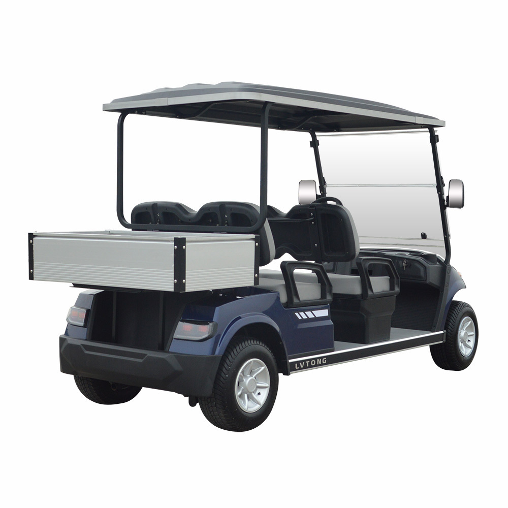 New Model 4 seaters Electric Golf Cart with cargo box