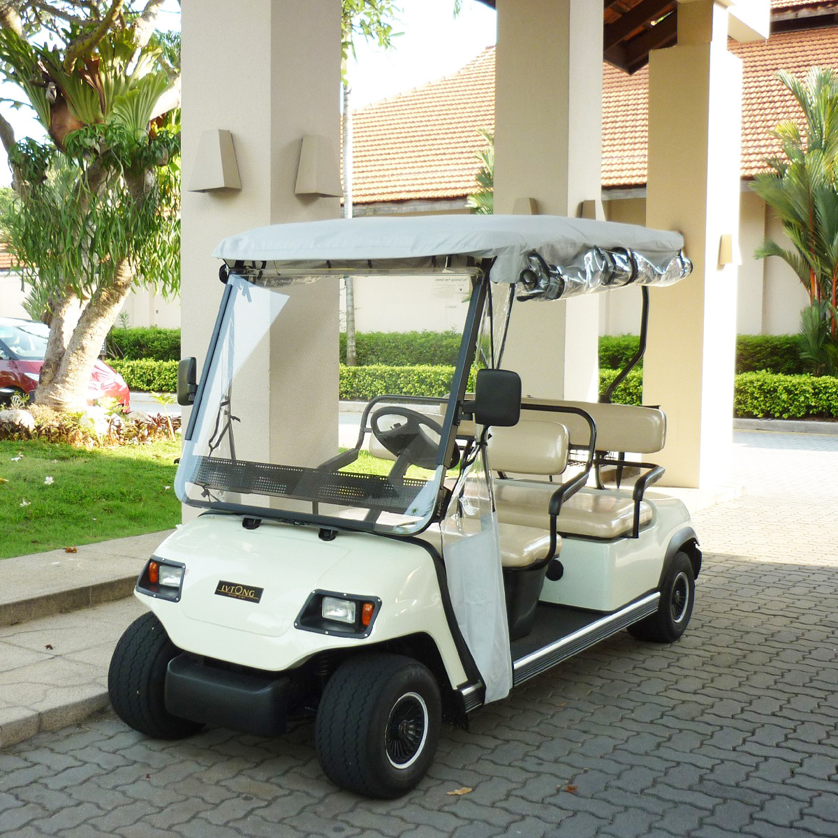 4 seats electric sightseeing resort buggy (LT_A4)