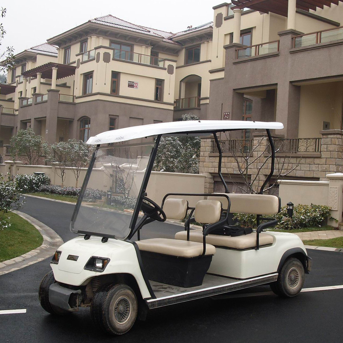 4 seats electric sightseeing resort buggy (LT_A4)