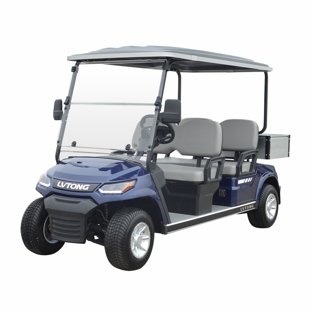 New Model 4 seaters Electric Golf Cart with cargo box