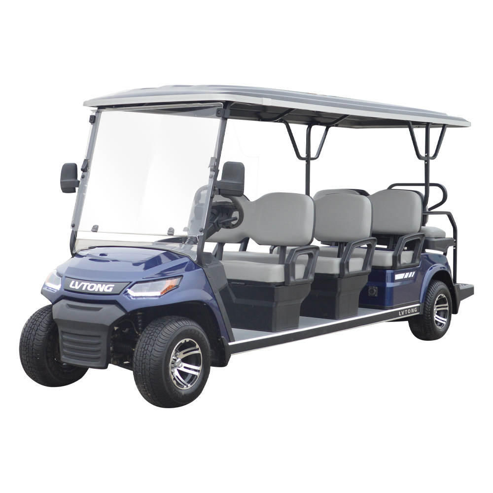 LVTONG Electric Lifted Golf Cart 2 4 6 8 Seats 4x4 Gasoline Off Road Club Car for Sale