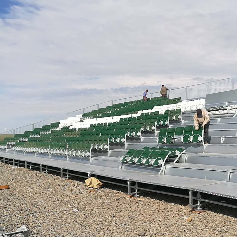 Easy install stadium bleacher seat demountable tribune seating Grandstand Aluminum Bleachers Seating