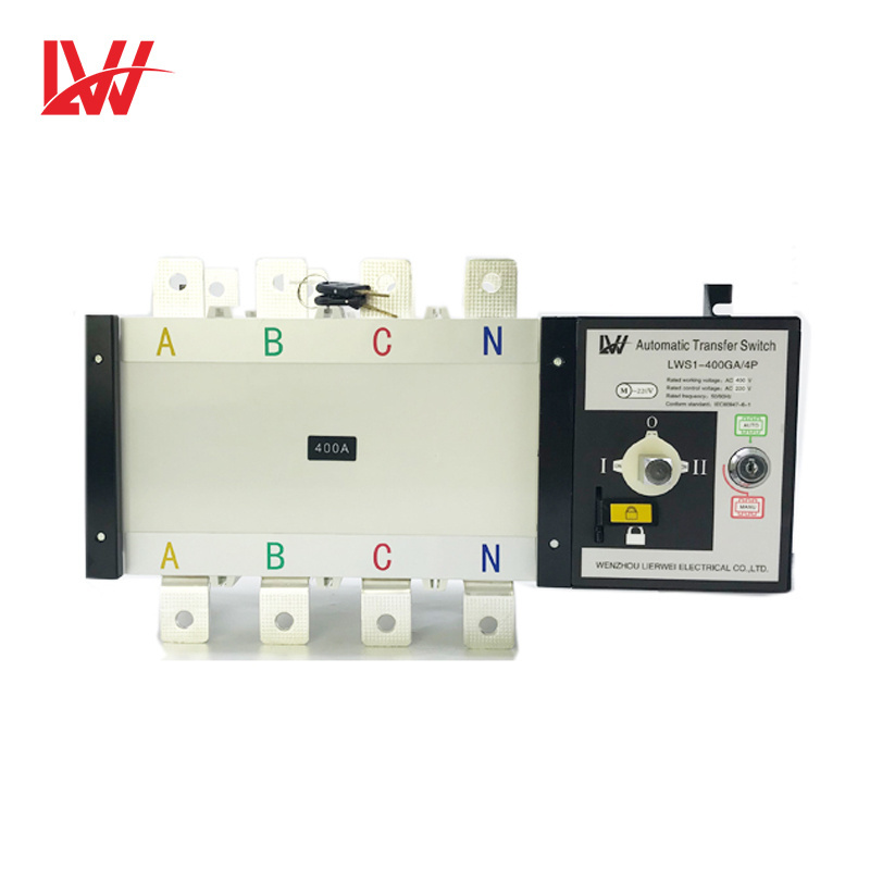 Hot Sell 400 Amp Automatic Transfer Switch ATS 220V 50/60 Hz