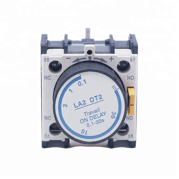 LA2-D Series Time Delay Auxiliary Contact Blocks For AC Contactor LW Brand