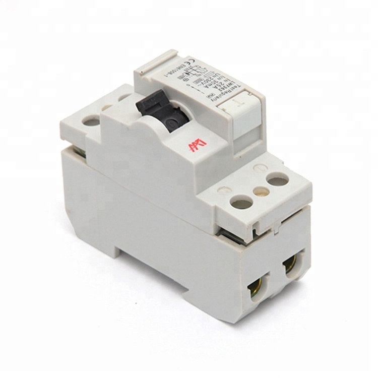 AC Type Electromagnetic 1P+N RCD ELCB RCCB Din Rail Circuit Breaker 25A 40A 63A with CE