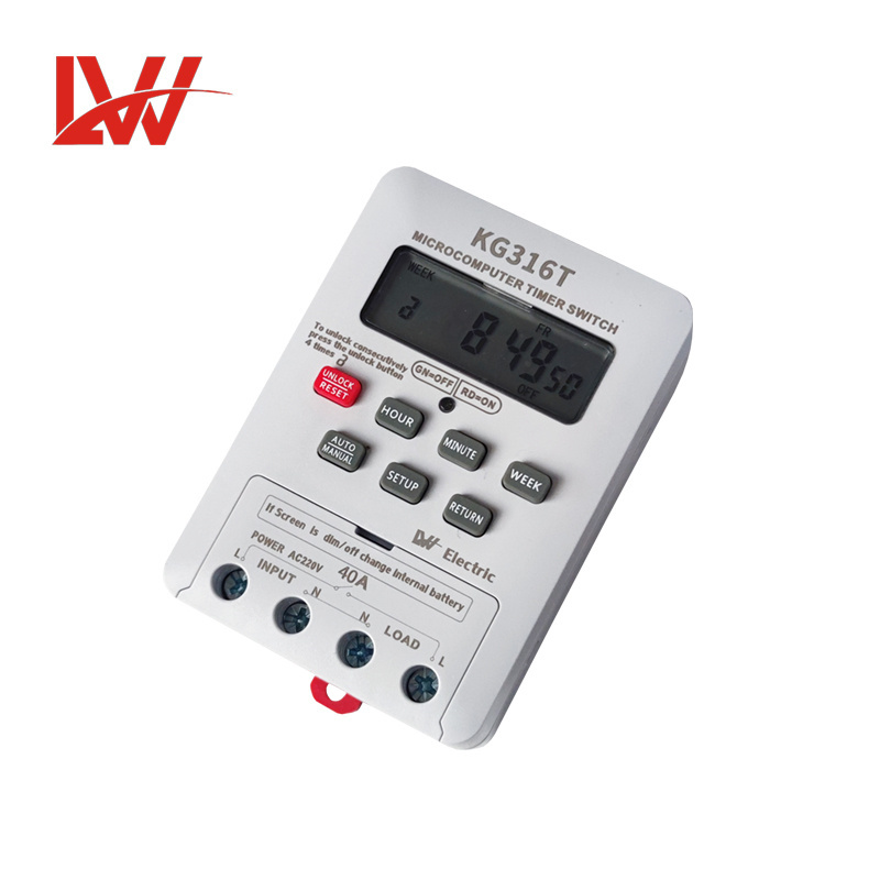 KG316T AC 220v 30A 40A  Electronic Timer Switch Digital Timer Switch Microcomputer timer switch