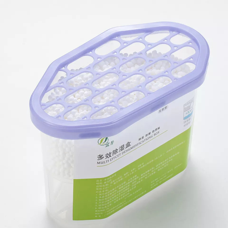 Hi-Capacity Moisture Absorber Bucket attracts and traps excess moisture eliminating musty odors from damp areas.