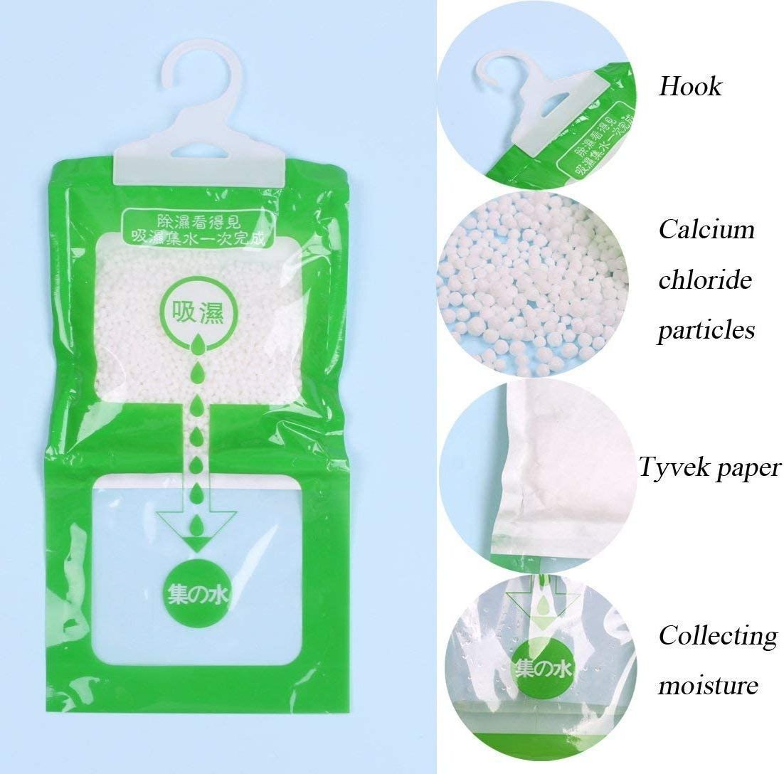 Moisture Absorber Hanging Bag Charcoal Smell Remove Hanging Closet Dehumidifier Bags