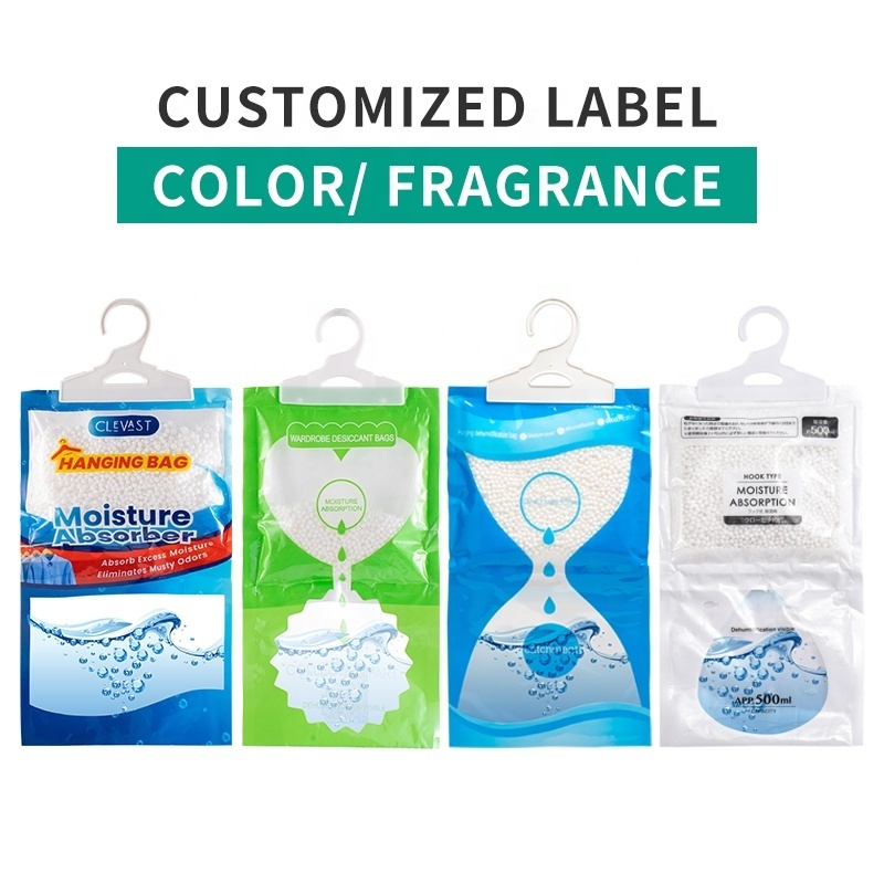 Moisture Absorber Max Odor Eliminator Hanging Bag 230g Fragrant Free Dehumidification Bag for Closets