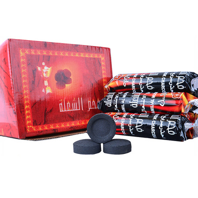 Factory Sell  Shisha Torch Charcoal For Hookah Incense Round Tablets Briquette