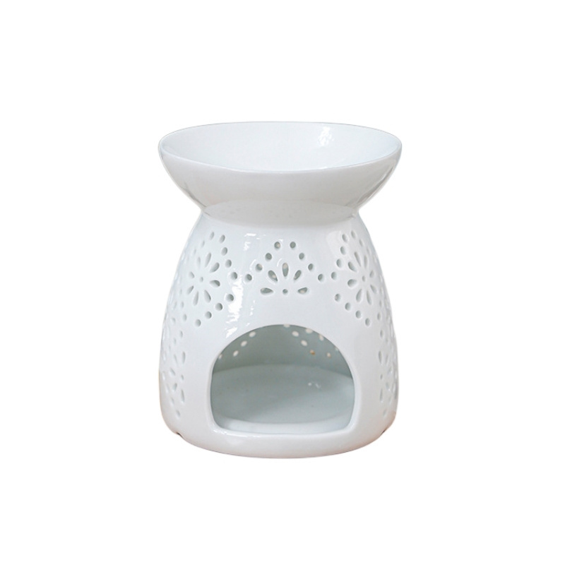 Wholesale Perfume Lamp Wax Melt Burner Aroma Wax Burner Ceramic Oil Burners Assorted Wax Warmer Aromatherapy Holder