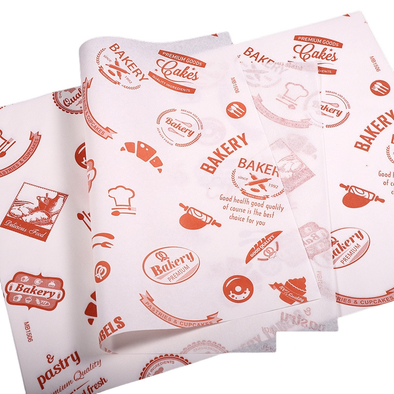 Deli Wholesale Basket Liners Food Picnic Sheets Sandwich Burger Wrapping Paper Sheet Wax Paper Sheets Greaseproof Baking Paper