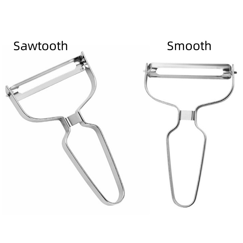 Wholesale Salad Potatoes Slicer Stainless Steel Fruits and Vegetables Peeler Wide Mouth Vegetables Peeler For Cabbage