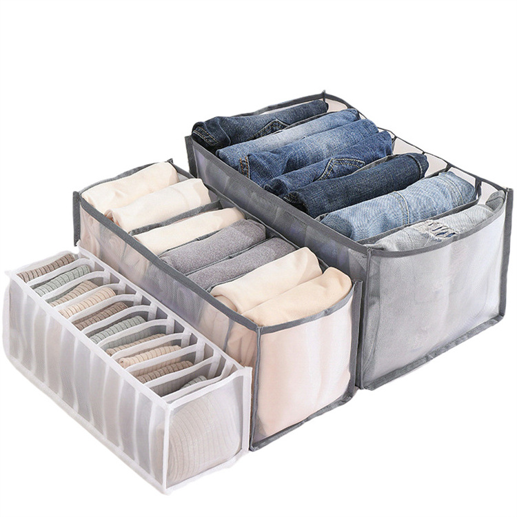 Factory Direct Sales Washable Collapsible  Foldable Wardrobe Clothes Organizer for Pants Jeans Leggings