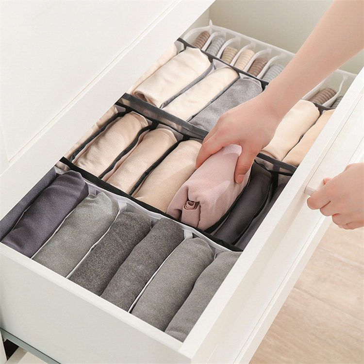 Factory Direct Sales Washable Collapsible  Foldable Wardrobe Clothes Organizer for Pants Jeans Leggings