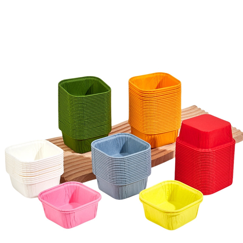 Wholesale Mini Foil Baking Cups Cupcake Muffin Liners Oval Square Disposable Ramekins Cupcake Tins Cupcake Wrappers