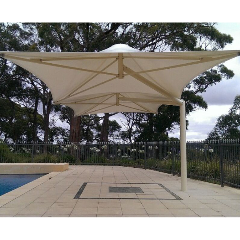 Practical Car Parking Canopy Car Park Canopy Membrane Structure Tensile Fabric Umbrella Canopy