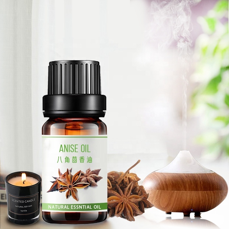 Essential Oil Custom Star Anise Essential Oil For Aromatic Seasoning / Anise Diffuser Essential Oil