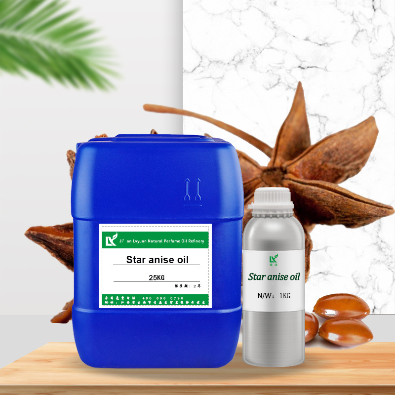 Essential Oil Custom Star Anise Essential Oil For Aromatic Seasoning / Anise Diffuser Essential Oil