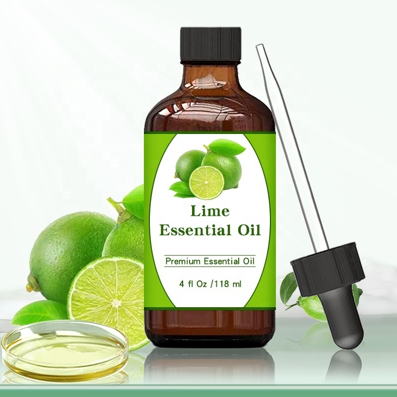 118ml 4Oz Lime Essential Oils 100% Pure Natural Premium Therapeutic Grade for Scalp Massage