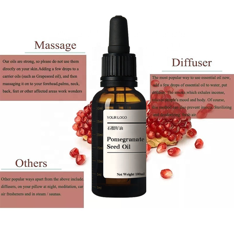 Organic Pomegranate Seed Oil For Rejuvenates Hair And Gua Sha Oil Pomegranate Seed Oil Softgel