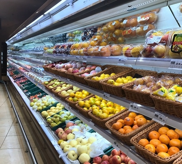 Supermarket Multideck Refrigerated Showcase with Remote DC Inverter Compressor for Meat Display