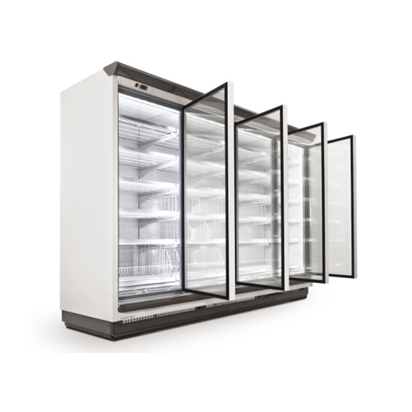 Large Capacity Refrigerator Glass Doors Refrigerator Commercial Vertical Display Freezer