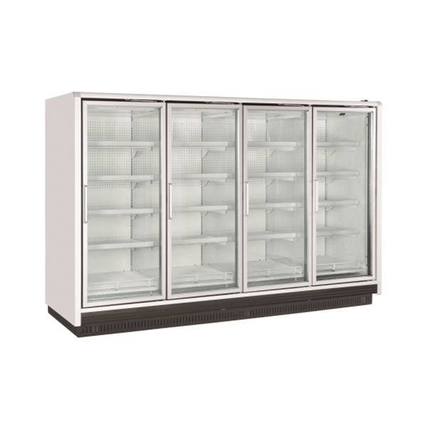 Large Capacity Refrigerator Glass Doors Refrigerator Commercial Vertical Display Freezer