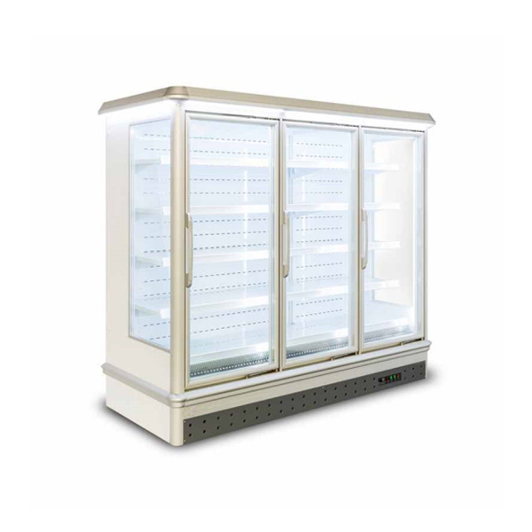 Large Capacity Refrigerator Glass Doors Refrigerator Commercial Vertical Display Freezer