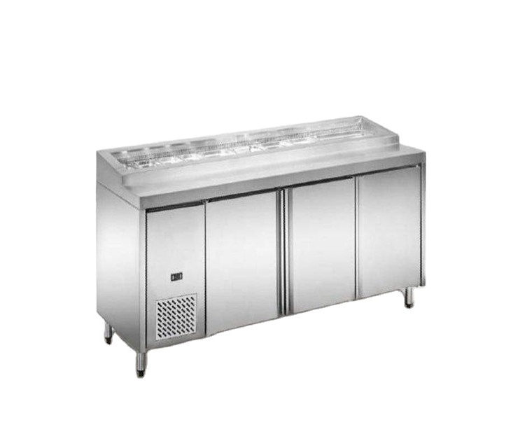 Sandwich Prep Table Refrigerated  Pizza Prep Table Commercial Counter top Salad Refrigerator