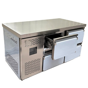 Commercial Pizza Prep Fridge Refrigerated pizza sandwich prep salad bar refrigerator work table Refrigerator