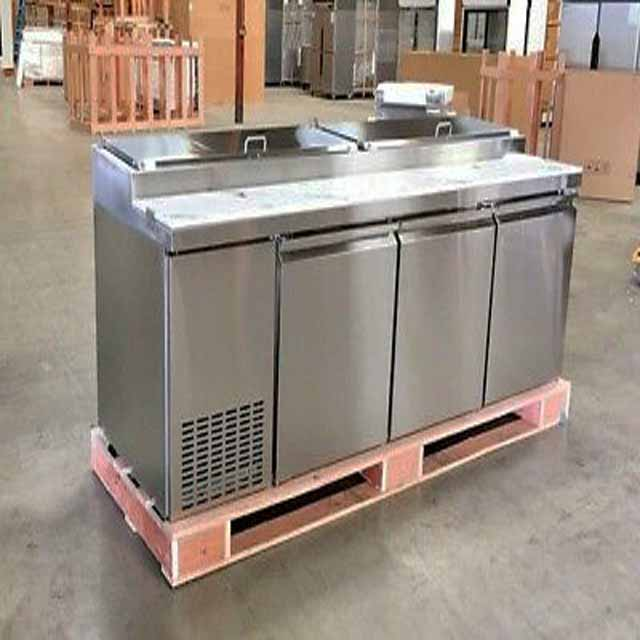 Drawer Cabinet Refrigerated Table Console Fridge Commercial Horizontal Stainless Steel Air Cooling Refrigerator