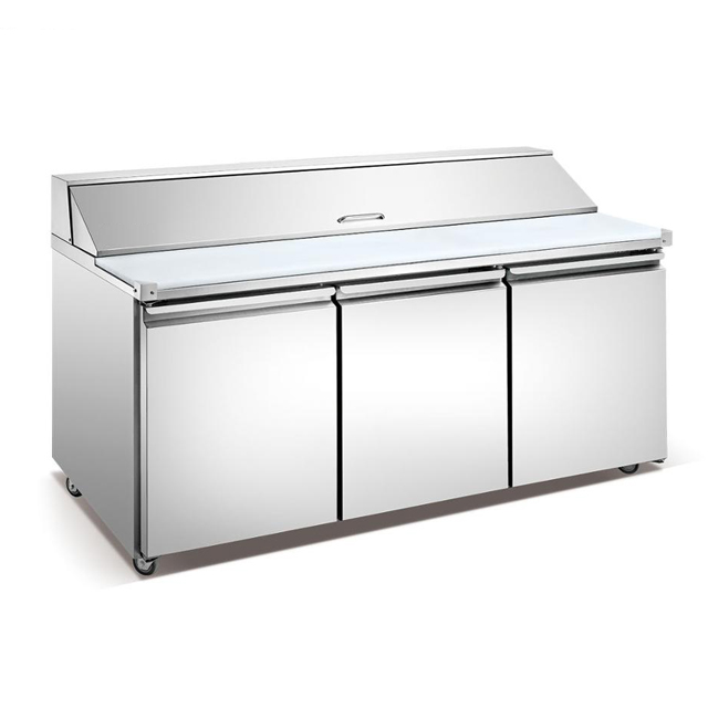 Commercial Pizza Prep Fridge Under Counter sandwich prep table fridge undercounter refrigerator