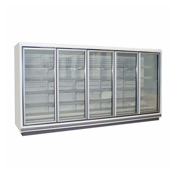 Large Capacity Refrigerator Glass Doors Refrigerator Commercial Vertical Display Freezer