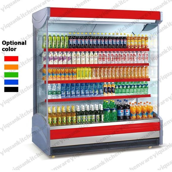 Supermarket retail vegetable display cooler equipment deli refrigerator for sale