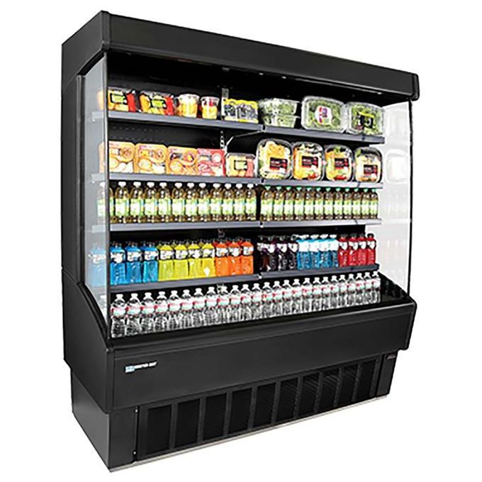 Supermarket retail vegetable display cooler equipment deli refrigerator for sale