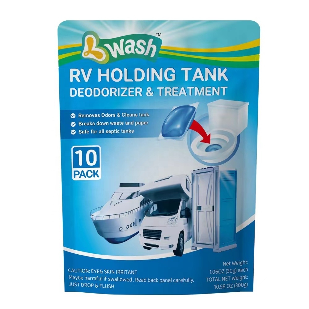 Septic Saver Treatment Pods with Bacteria for 6 Month Supply Underground Enzymes--Bio Cleaning  RV Septic Tank Treatment