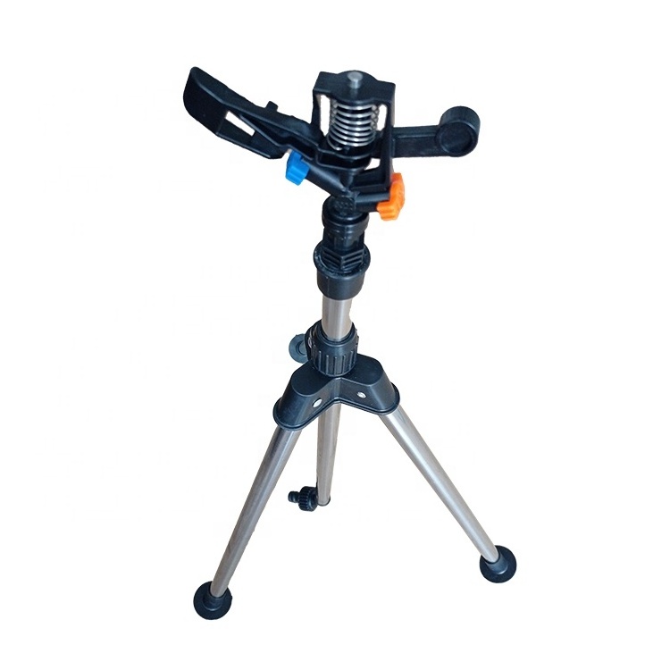 Garden Sprinklers With Telescoping Tripod Stand For Agriculture Garden Lawn Irrigation System