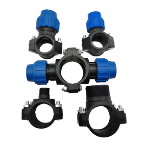 Factory Direct High Quality 25-250MM Saddle Clamps for Pvc Pipe