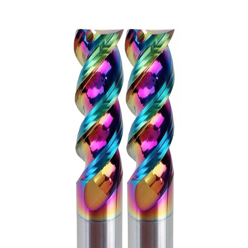 DLC Coating HRC55 3 Flutes Aluminum Square End Mill