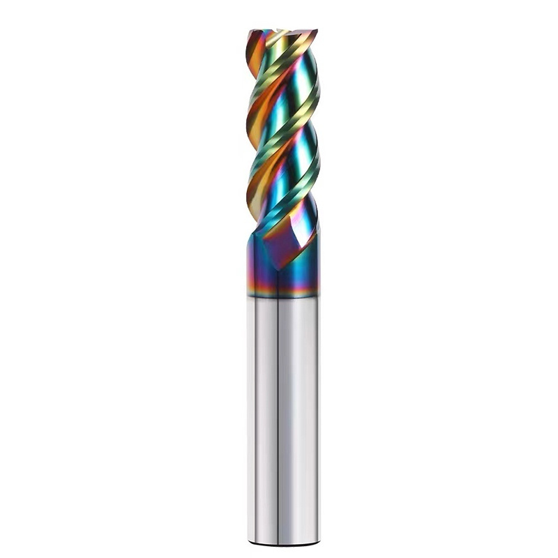 DLC Coating HRC55 3 Flutes Aluminum Square End Mill