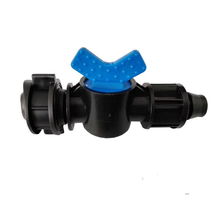 20mm Farm Drip Line Irrigation Systems Layflat Hose Mini Valve Can connect 1/2 saddle