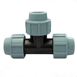 Quick Connect Farm Irrigation PE Tube Connector PP Compression Fittings PN16 PE PP HDPE Pipe Fittings