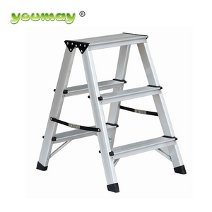 Good Design Convenient Aluminum Folding Ladders Safety Step Double Ladder