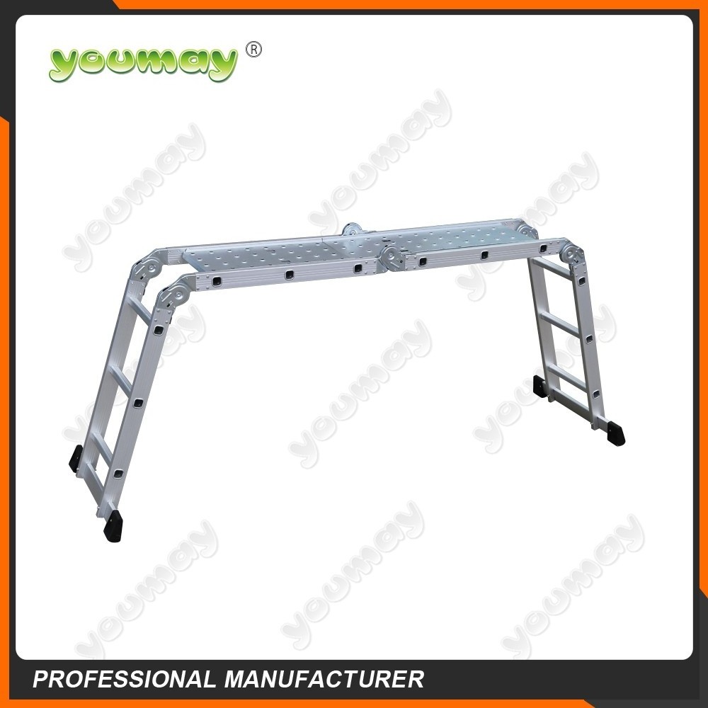 Factory Manufacture Multi Functional Ladder Foldable Aluminum Multi-Purpose Ladder