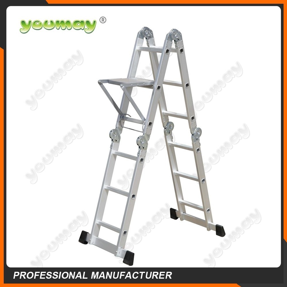 Factory Manufacture Multi Functional Ladder Foldable Aluminum Multi-Purpose Ladder