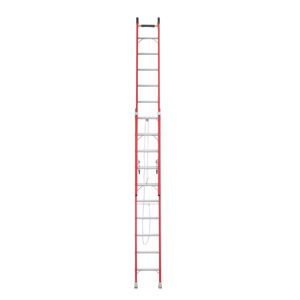 Big Discount Extension Fiberglass Ladder Multipurpose Durable Foldable Ladder Fiberglass