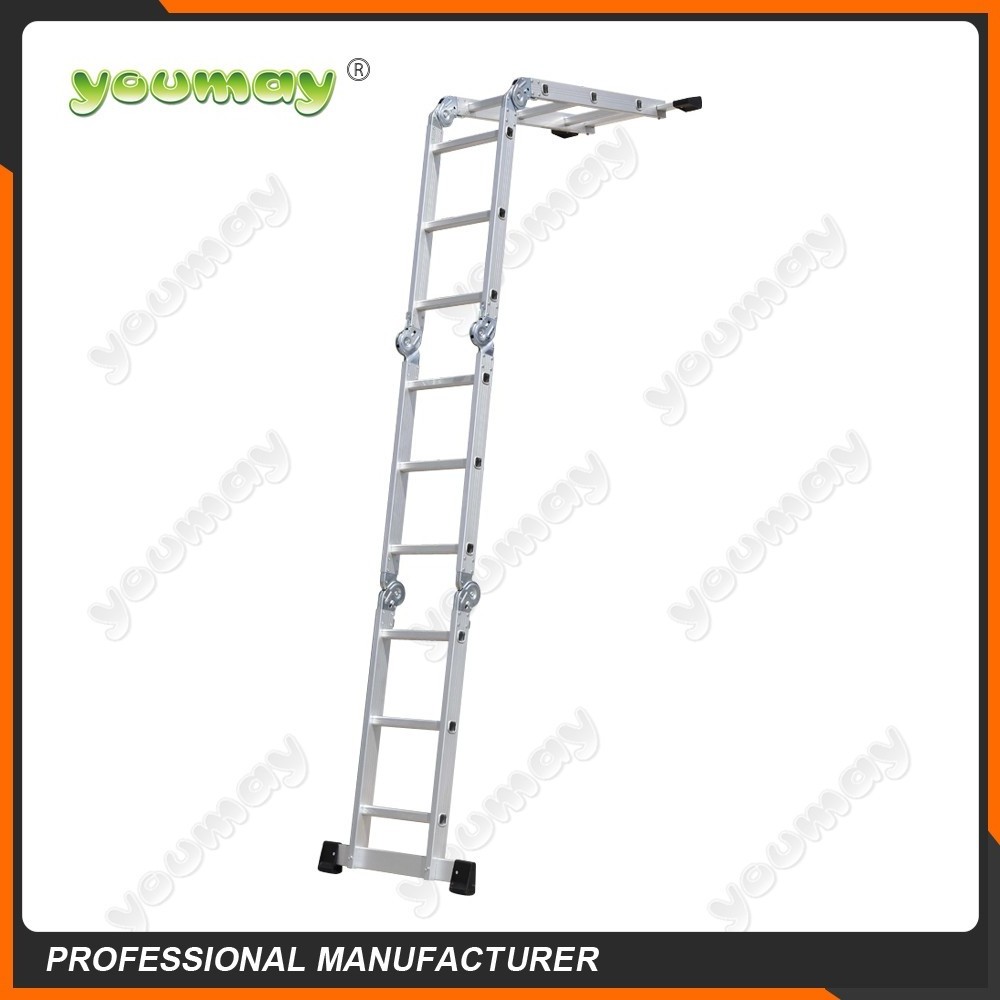 Factory Manufacture Multi Functional Ladder Foldable Aluminum Multi-Purpose Ladder