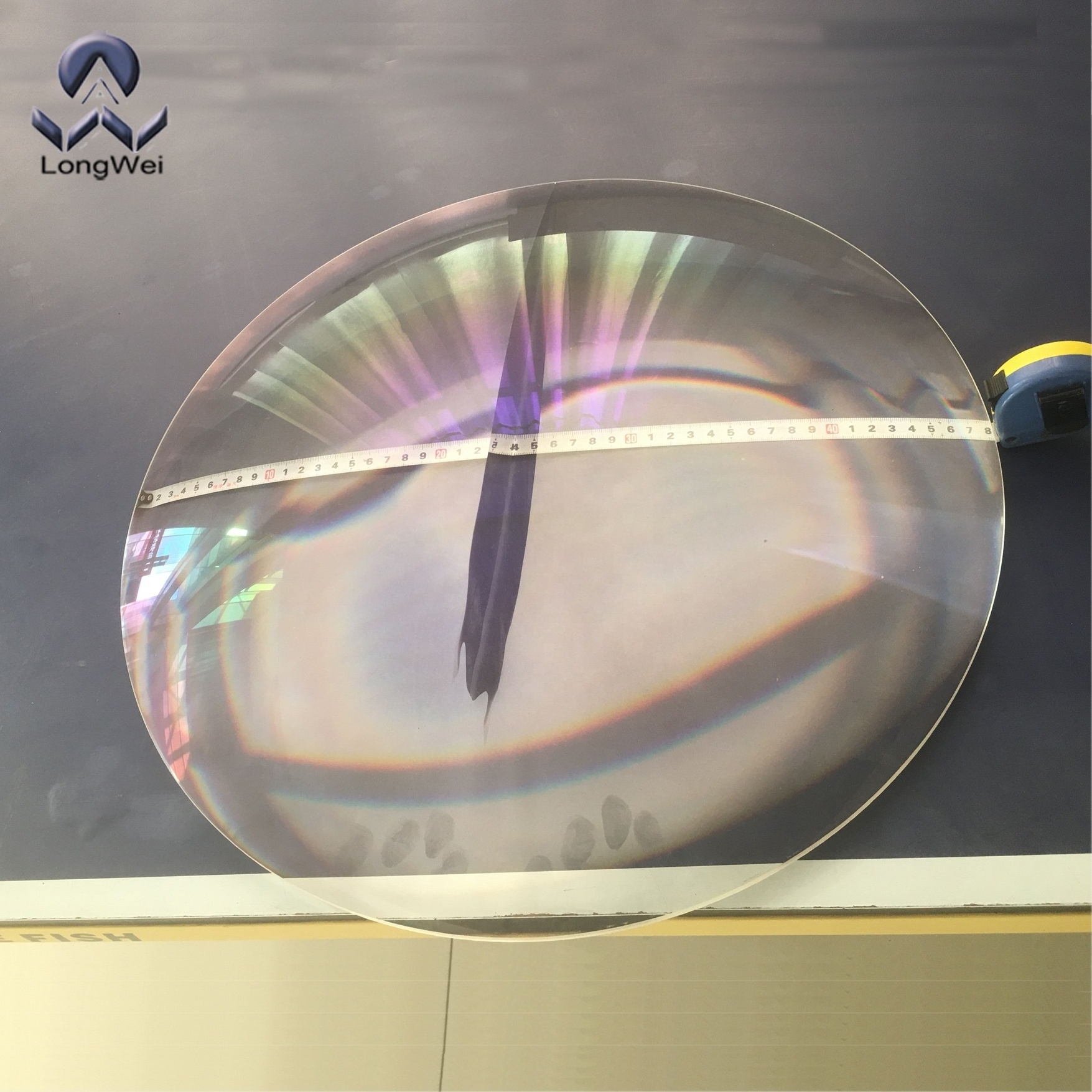 Super large lens diameter 484mm Spherical Optical Glass Convex Lens for Optics instruments