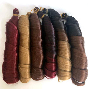 factory wholesale 150g PonyStyle Crochet Braid Attachments Braids Spiral French Curls Extension Synthetic Curly Braiding Hair